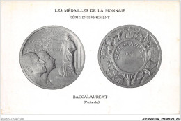 AIFP9-ECOLE-1019 - Les Médailles De La Monnaie - Série Enseignement - Baccalauréat  - School