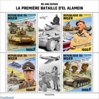 Niger 2022 80 Years Since The First Battle Of El Alamein, Mint NH, History - Transport - World War II - 2. Weltkrieg