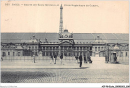 AIFP8-ECOLE-0905 - PARIS - Entrée De L'école Militaire Et Ecole Supérieire De Guerre  - Escuelas