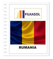 Suplemento Filkasol Rumania 2023 - Ilustrado Color Para Album 15 Anillas - Afgedrukte Pagina's