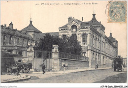 AIFP8-ECOLE-0899 - PARIS - Collège Chaptal - Rue De Rome  - Schulen