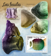 Togo 2022 Fossils, Mint NH, History - Nature - Geology - Prehistoric Animals - Prehistory - Préhistoriques