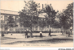 AIFP8-ECOLE-0887 - PARIS - Le Lycée Buffon - Boulevard Pasteur  - School