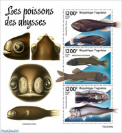 Togo 2022 Deep-sea Fishes, Mint NH, Nature - Fish - Fische