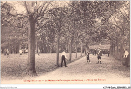 AIFP8-ECOLE-0857 - Collège Stanislas - La Maison De Campagne De Bellevue - L'allée Des Tilleuls  - School