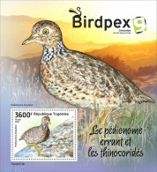 Togo 2022 BIRDPEX: Plains Wanderer And Seedsnipes , Mint NH, Nature - Birds - Togo (1960-...)