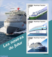 Togo 2022 Future Ships, Mint NH, Transport - Ships And Boats - Boten