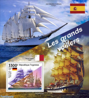 Togo 2022 Tall Ships , Mint NH, Transport - Ships And Boats - Barcos