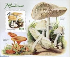 Liberia 2022 Mushrooms, Mint NH, Nature - Mushrooms - Champignons
