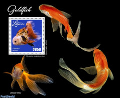 Liberia 2022 Goldfish, Mint NH, Nature - Fish - Fische