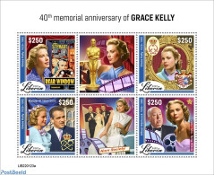 Liberia 2022 40th Memorial Anniversary Of Grace Kelly, Mint NH, Performance Art - Movie Stars - Actores