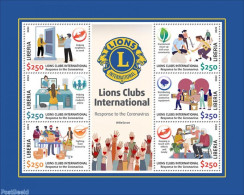 Liberia 2022 Lions Clubs International Response To Coronavirus, Mint NH, Health - Various - Lions Club - Corona/Covid1.. - Rotary Club