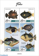 Liberia 2022 Fishes, Mint NH, Nature - Fish - Peces