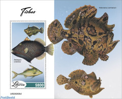 Liberia 2022 Fishes, Mint NH, Nature - Fish - Fische