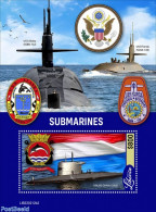 Liberia 2022 Submarines, Mint NH, Transport - Ships And Boats - Boten