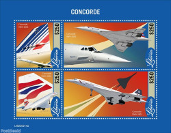 Liberia 2022 Concorde, Mint NH, Transport - Concorde - Aircraft & Aviation - Concorde