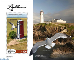 Liberia 2022 Lighthouses, Mint NH, Nature - Various - Birds - Lighthouses & Safety At Sea - Vuurtorens
