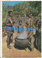 229570 SOUTH AFRICA COSTUMES NATIVE SEMI NUDE POSTAL POSTCARD - Unclassified