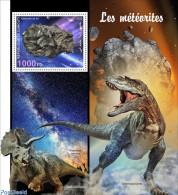 Djibouti 2022 Meteorites, Mint NH, Nature - Prehistoric Animals - Prehistory - Préhistoriques