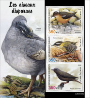 Djibouti 2022 Extinct Birds, Mint NH, Nature - Animals (others & Mixed) - Birds - Prehistoric Animals - Préhistoriques