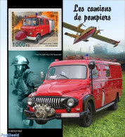 Djibouti 2022 Fire Engines, Mint NH, Transport - Automobiles - Fire Fighters & Prevention - Cars