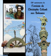 Djibouti 2022 530th Anniversary Of The Arrival Of Christopher Columbus In The Bahamas, Mint NH, History - Transport - .. - Erforscher