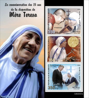 Djibouti 2022 25th Memorial Anniversary Of Mother Teresa, Mint NH, History - American Presidents - Nobel Prize Winners - Nobelprijs