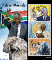 Djibouti 2022 Nelson Mandela, Mint NH, History - Nature - Performance Art - Movie Stars - Nelson Mandela - Pigeons - Acteurs