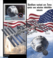 Djibouti 2022 Starliner, The Boeing Capsule, Mint NH, History - Transport - Flags - Space Exploration - Dschibuti (1977-...)