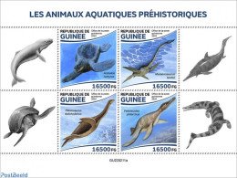 Guinea, Republic 2022 Prehistoric Water Animals, Mint NH, Nature - Prehistoric Animals - Turtles - Vor- U. Frühgeschichte