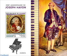 Guinea, Republic 2022 290th Anniversary Of Joseph Haydn, Mint NH, Performance Art - Music - Musical Instruments - Art .. - Musique