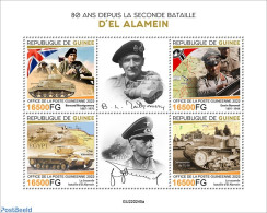 Guinea, Republic 2022 80 Years Since The Second Battle Of El Alamein, Mint NH, History - Transport - Militarism - Militaria