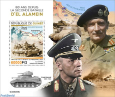 Guinea, Republic 2022 80 Years Since The Second Battle Of El Alamein, Mint NH, History - Transport - Various - Militar.. - Militaria