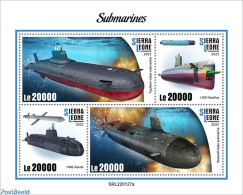Sierra Leone 2022 Submarines, Mint NH, Transport - Ships And Boats - Boten