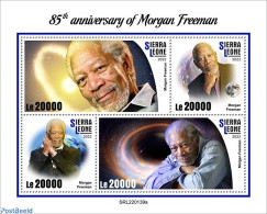 Sierra Leone 2022 85th Anniversary Of Morgan Freeman, Mint NH, Performance Art - Movie Stars - Schauspieler