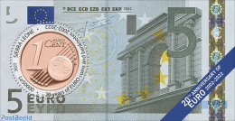 Sierra Leone 2022 20 Years Since Adoption Of Euro, Mint NH, Various - Money On Stamps - Münzen