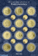 Sierra Leone 2022 20 Years Since Adoption Of Euro, Mint NH, Various - Money On Stamps - Coins