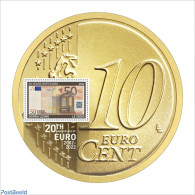 Sierra Leone 2022 20 Years Since Adoption Of Euro, Mint NH, Various - Money On Stamps - Monete