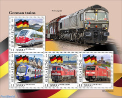 Sierra Leone 2022 German Trains, Mint NH, Transport - Railways - Eisenbahnen