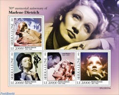 Sierra Leone 2022 30th Memorial Anniversary Of Marlene Dietrich, Mint NH, Performance Art - Movie Stars - Schauspieler