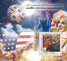 Sierra Leone 2022 60th Anniversary Of The First Transatlantic Satellite Television Transmission, Mint NH, History - Pe.. - Actors