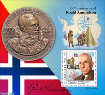 Sierra Leone 2022 150th Anniversary Of Roald Amundsen, Mint NH, History - Explorers - Explorateurs