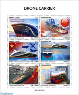 Sierra Leone 2022 Drone Carrier, Mint NH, Transport - Ships And Boats - Drones - Boten