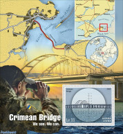 Sierra Leone 2022 Crimean Bridge, Mint NH, History - Various - Militarism - Maps - Art - Architecture - Bridges And Tu.. - Militaria