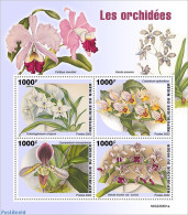 Niger 2022 Orchids, Mint NH, Nature - Flowers & Plants - Orchids - Níger (1960-...)