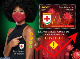 Niger 2022 New Wave Of Covid-19, Mint NH, Health - Corona/Covid19 - Corona/Covid19 - Níger (1960-...)