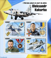 Niger 2022 Oleksandr Kukurba, Mint NH, History - Transport - Militarism - Aircraft & Aviation - Militares