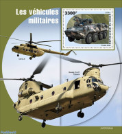 Niger 2022 Military Vehicles, Mint NH, History - Transport - Militarism - Automobiles - Helicopters - Militares