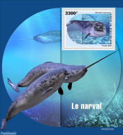 Niger 2022 Narwhal, Mint NH, Nature - Sea Mammals - Níger (1960-...)