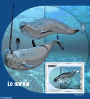 Niger 2022 Narwhal, Mint NH, Nature - Sea Mammals - Niger (1960-...)